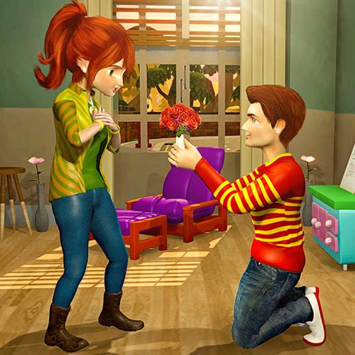 Virtual Neighbor Happy Family: Love Story Games иконка