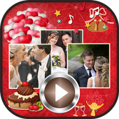 Wedding Photo To Video Maker أيقونة
