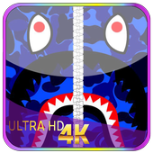 Supreme and Bape Wallpaper icon